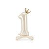 Samostojaci fóliový balón 1 - Satin cream 84 cm