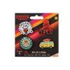 Set 4 ks odznakov Stranger Things - 4. séria