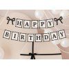 Banner Happy Birthday - Mašličky 100 cm