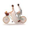 305069 PAREJA DE BODA EN BICICLETA 16X18CM 2