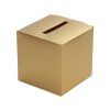 matt gold foldable wedding urn 23cm x 23cm x 23cm