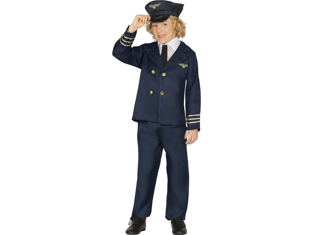 Detský kostým Pilot (Méret - gyermek M)