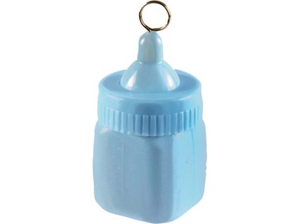 Závažie na balóny detská fľaša modrá