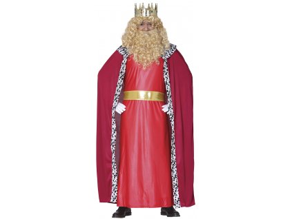 Pánský kostým - Kráľ červený (Méret - felnőtt L)