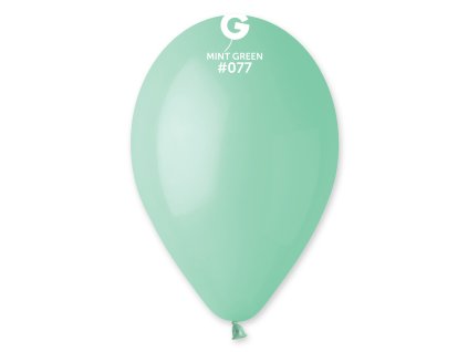 34244 1 balonik pastelovy zelena mata 26 cm