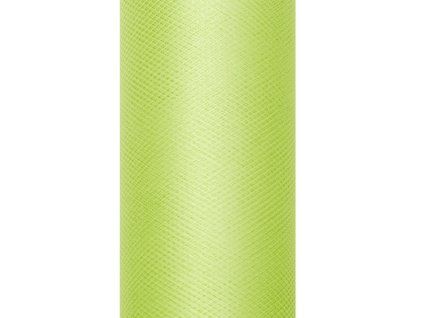Tyl hladký - zelený