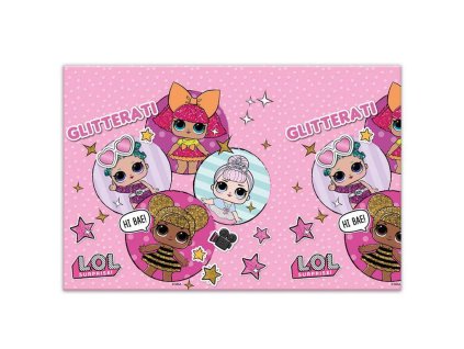 36674 1 obrus lol glitterati 120 x 180 cm