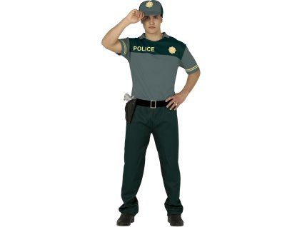 Pánsky kostým - Policajt (Méret - felnőtt M)