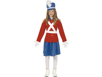 Detský dievčenský kostým - Cínový vojačik (Méret - gyermek S)