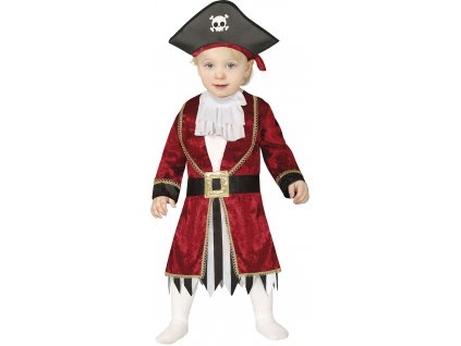 Detský kostým pre najmenších - Pirát (Méret - babáknak 12 - 18 hónap)