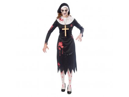 Dámsky kostým - Zombie mníška (Veľkosť - Dospelí L)