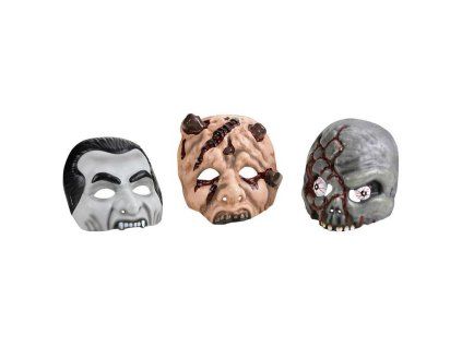 Halloweenska maska rôzne druhy