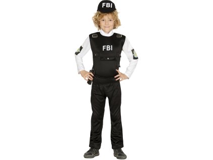 Kostým FBI detský (Méret - gyermek M: 115-123 cm)