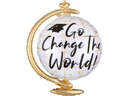 39176 foliovy balon go change the world chod zmenit svet