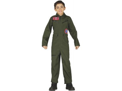 Kostým pilota - detský (Méret - gyermek M)