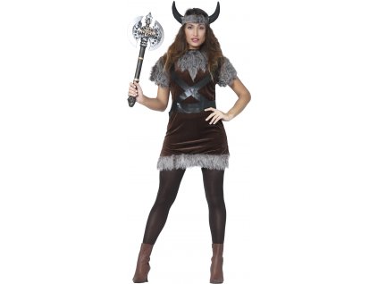 Kostým Vikingská žena (Méret - felnőtt L)