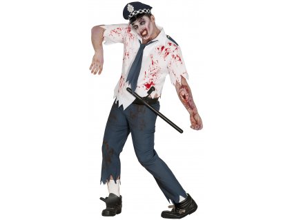 Kostým Zombie policajt (Méret - felnőtt L)