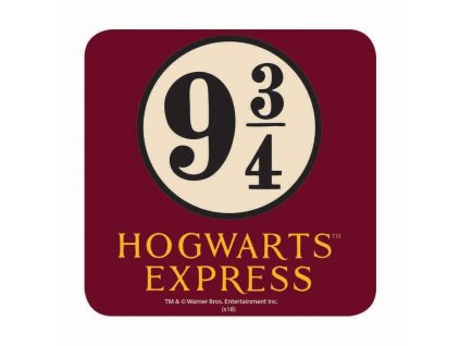 Poháralátét Harry Potter - 9 és 3/4 vágány 1 db