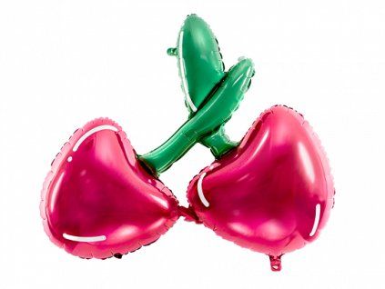 Fóliový balón - čerešne 88x73cm