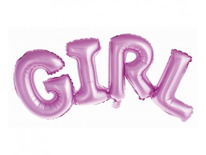 Fóliový balón GIRL
