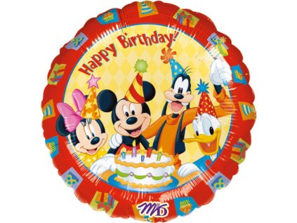 Fólia lufi - Happy birthday Mickey