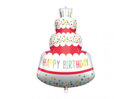 54786 1 foliovy balon narodeninova torta 94 cm