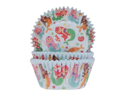 Muffin papír kosárkák - Tengeri sellő 50 db