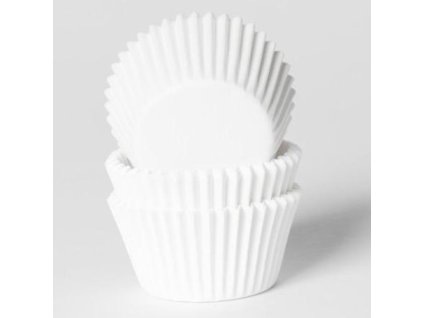 Mini muffin papír kosárkák - fehér 60 db