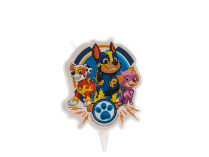 57501 2 narodeninova sviecka paw patrol 7 cm