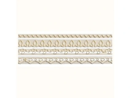 Sada líšt ozdobné volániky set 2