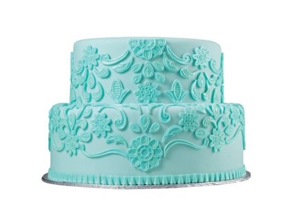Szilikon fondant forma - csipke