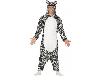 Pánsky kostým Zebra (Méret - felnőtt M)