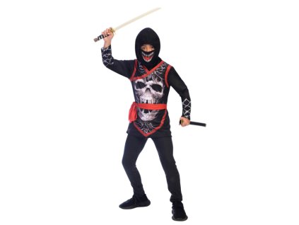 Detský kostým - Ninja s lebkou