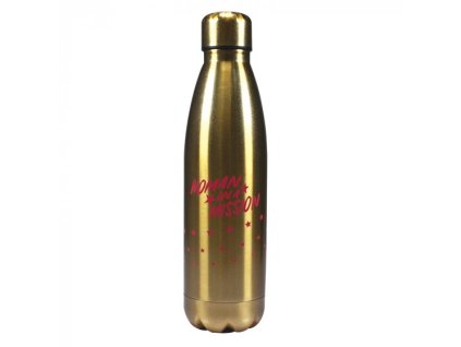 Woman on a mission fém palack - Wonder Woman 500ml