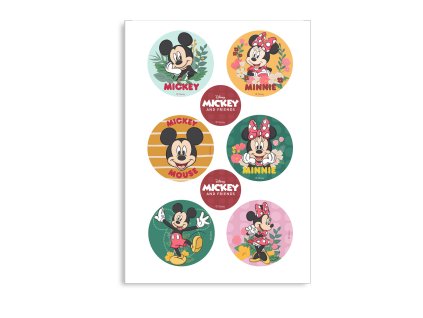 Mix jedlých obrázkov - Mickey a Minnie Mouse