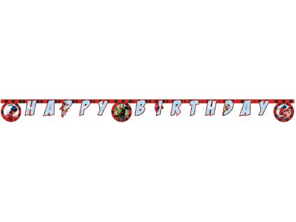 Banner - Happy Birthday (Miraculous)