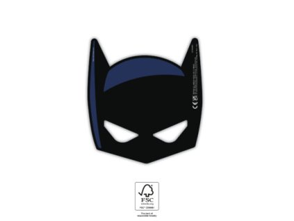 64125 1 papierove masky batman 6 ks