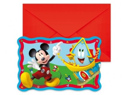Meghívók Mickey Mouse Rock 6 drb