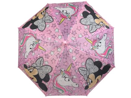 67549 2 detsky dazdnik minnie mouse ruzovy fialovy