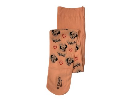 Dievčenské pančuchové nohavice - Minnie Mouse ružové (Méret - gyermek 104/110)