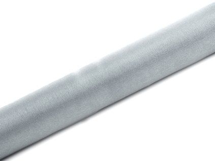 Organza SNOW strieborná 36cm x 9m