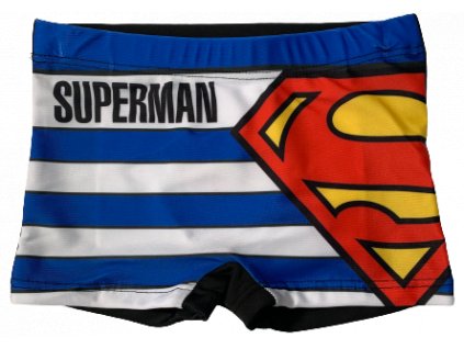 Chlapčenské plavky - Superman modré (Méret - gyermek 104/110)