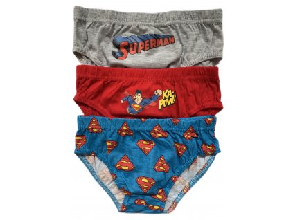 Chlapčenské spodné prádlo - Superman mix 3 ks (Méret - gyermek 104/110)
