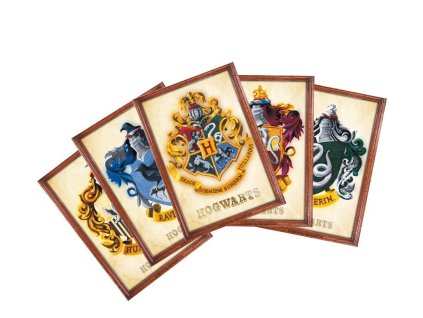 Pohľadnice Harry Potter - Hogwarts 5 ks