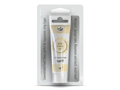 Professzionális ehető tubusos gél festék Cream - Krémszínű 25 g
