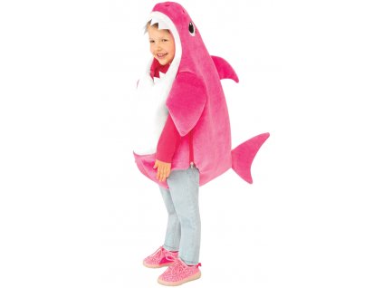 Detský kostým Baby Shark - ružový (Méret - babáknak 6 - 12 hónap)