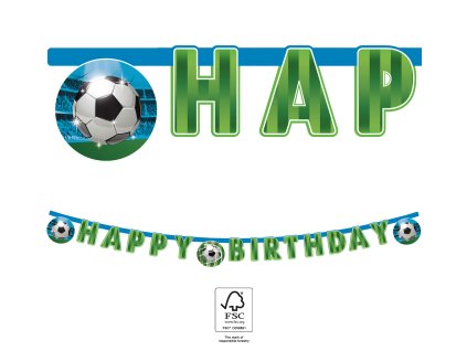 71497 banner happy birthday futbal 2 m