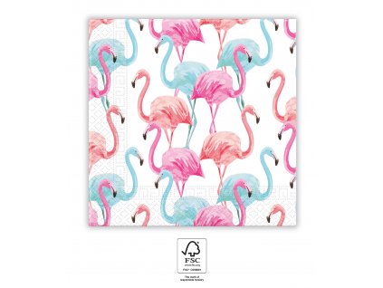 71434 servitky flamingo 33 x 33 cm
