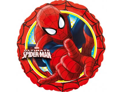72495 foliovy balon ultimate spiderman kruh 43 cm