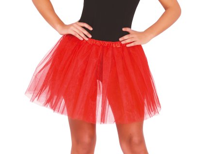 Női TÜTÜ szoknya - piros 40 cm